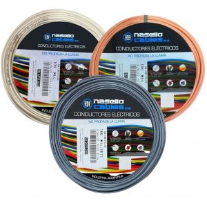 CABLE UNIPOLAR 1 MM X 100M PACK X 3 COLORES (BLANCO - GRIS - NARANJA)