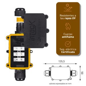 CAJA ESTANCA IP65 CON PROTECCION UV INTEK - Vista 6