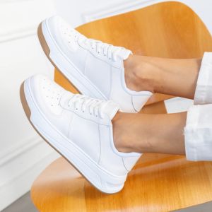 ZAPATILLAS MUJER BLANCA URBANAS COMODAS LIVIANAS MODA CHINA LIBERTA - Vista 8