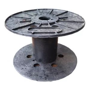 CARRETEL BOBINA PLáSTICO 18.3X28 CM NEGRA - Vista 1