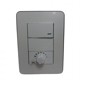LLAVE LUZ DIMMER VARIADOR VENTILADOR Y 1 PUNTO JELUZ VERONA MITO BL/NG