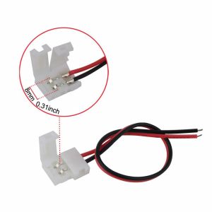 CONECTOR 3528/2835 C/CABLE SIMPLE MACROLED - Vista 3