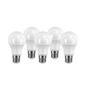 LAMPARA BULBO LED 10 WATT CANDELA COLOR FRIO X5 UNIDADES