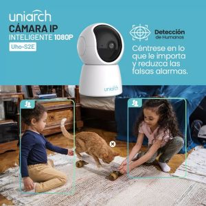 CÁMARA IP WIFI SMART HOME  TIPO MINI PT RESOLUCION 2MPX LENTE FIJO 4,0MM UNIVIEW - Vista 12