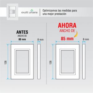 TAPA P/3 MODULOS LINEA URBANA EXULTT - Vista 3