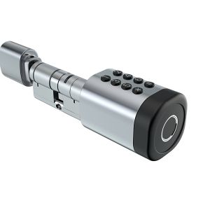 CERRADURA SMART PARA CILINDRO (CLAVE+APP+HUELLA)