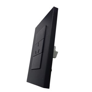 LLAVE ARMADA TOMA 10A JELUZ PLATINUM NEGRO - Vista 1