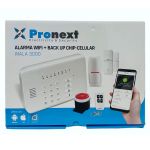 ALARMA DOMICILIARIA INALAMBRICA SMART WIFI + GSM WALA 3000 PRONEXT