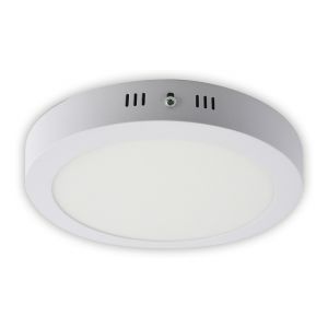 PANEL LED APLICAR REDONDO BLANCO 24W MACROLED