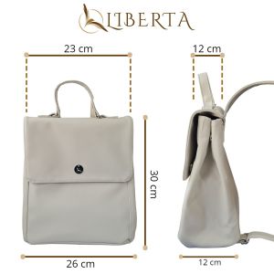 MOCHILA ECO CUERO MODERNA URBANA PAULA LIBERTA - Vista 10