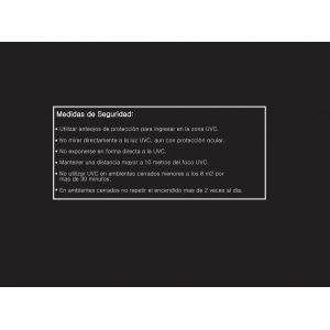 LINEAL UVC DE 8W CON CABLE Y ENCENDIDO MANUAL - Vista 5