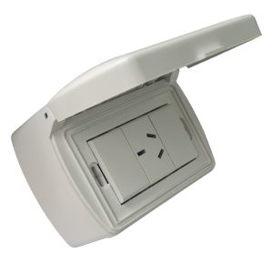 TAPA CAPSULADA EXTERIOR RIGIDA APLICAR + 1 TOMACORRIENTE - EXULTT URBANA - Vista 2