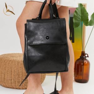 MOCHILA ECO CUERO MODERNA URBANA PAULA LIBERTA - Vista 2