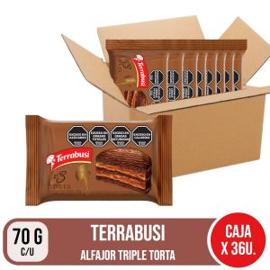 ALFAJOR TERRABUSI TORTA 70 GR X 36 UNIDADES