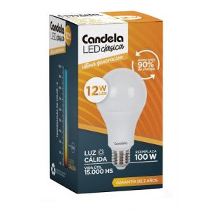 LAMPARA BULBO LED A60 12 WATT CANDELA - Vista 3