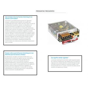 FUENTE SWITCHING C/  SISTEMA UPS 12 VOLT  4A PRONEXT - Vista 1
