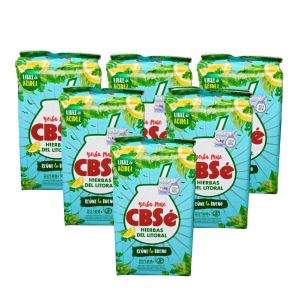 PAQUETE YERBA CBSE HIERBAS DEL LITORAL 500 GR X 6 UNIDADES