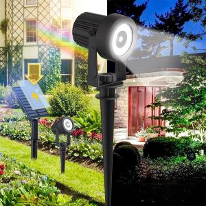 2 ESTACAS LED 2W FRíA + PANEL SOLAR CANDELA 7384 REDONDA NEGRO - Vista 1