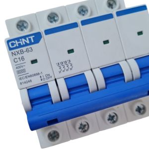 LLAVE TERMICA TETRAPOLAR 4X16A 6KA CURVA C CHINT - Vista 5