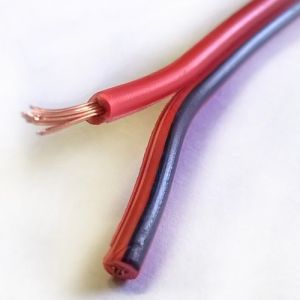 CABLE BIPOLAR 2X1 MM ROJO/NEGRO AUDIO X METRO CONDUELEC - Vista 3