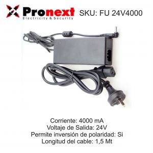 FUENTE SWITCHING PRONEXT DE TENSIÓN DE SALIDA 24VCC 4000MA. CERTIFICADA - Vista 2