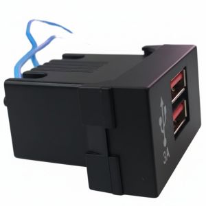 CARGADOR USB JELUZ PLATINUM 5V 3 AMPER DOBLE NEGRO - Vista 1