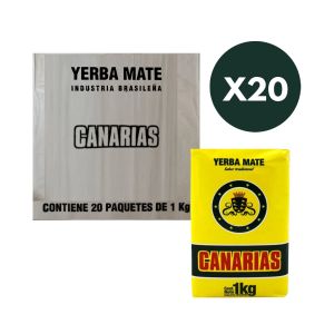 YERBA MATE CANARIAS 1KG X 20 UNIDADES