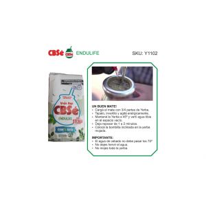 PAQUETE YERBA CBSE ENDULIFE 500 GR X 12 UNIDADES - Vista 3