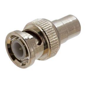 FICHA ADAPTADOR RCA MACHO A BNC HEMBRA PRONEXT