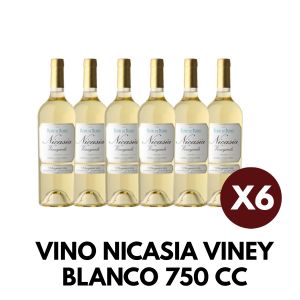 VINO NICASIA VINEY BLANCO 750 CC X 6 - Vista 1