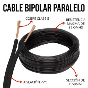 CABLE BIPOLAR 0.50 MM X 100 METROS EPUYEN - Vista 6