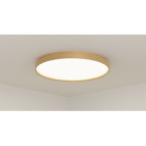 PLAFON LED ACERO YORK MADERA 45W DISEñO MODERNO - Vista 2