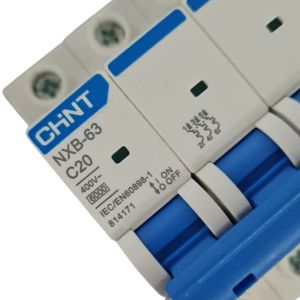 LLAVE TERMICA TRIPOLAR 3X20A 6KA CURVA C CHINT - Vista 3