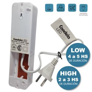 LUZ DE EMERGENCIA 30 LED AUTONOMA CANDELA - Vista 3