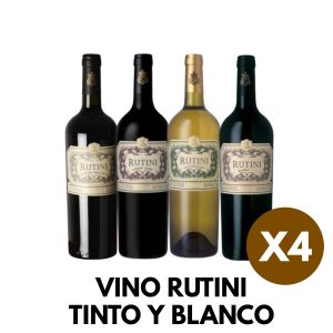 VINO RUTINI TINTO Y BLANCO X 4 BOTELLAS - Vista 1