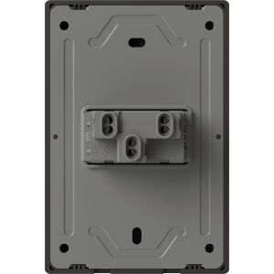 SET ARMADO TECLA MILAN NEGRO (1 PUNTO) 10A C/ BASTIDOR METALICO MACROLED - Vista 2
