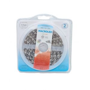 CINTA LED 72W 12V 5050 IP 20 X 5 MTS MACROLED - Vista 4