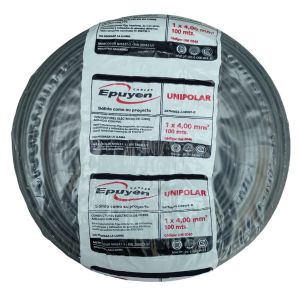 CABLE UNIPOLAR 4 MM X 100 METROS EPUYEN - Vista 2
