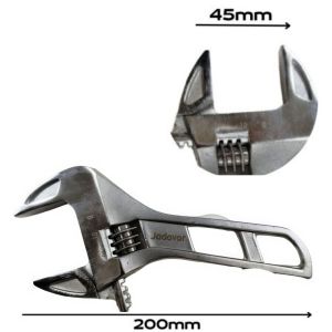LLAVE FRANCESA CORTA - LONGITUD: 200MM (8'') - ABRAZADERA AJUSTABLE: 0 - 44MM - Vista 1