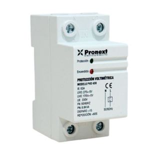 PROTECTOR DE TENSION RIEL DIN ANALOGICO 63AMP RIEL DIN PRONEXT - Vista 1