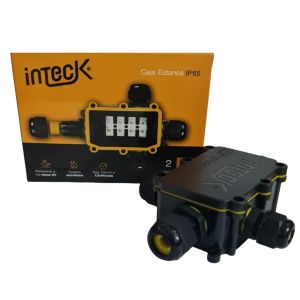 CAJA ESTANCA IP65 3 PINES CON PROTECCION UV 1 ENTRADA 3 SALIDAS INTEK - Vista 2