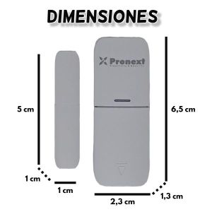 KIT ALARMA DOMICILIARIA INALAMBRICA 3 MAGNETICOS P/ WALA10C - Vista 3