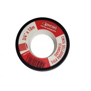 CINTA P/TEFLON DE 3/4" X 10 METROS TACSA