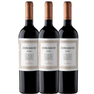 VINO DON DAVID MALBEC 750 CC X 3 UNIDADES