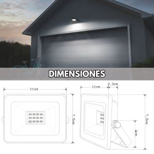 REFLECTOR LED 30W EXTERIOR CANDELA - Vista 7