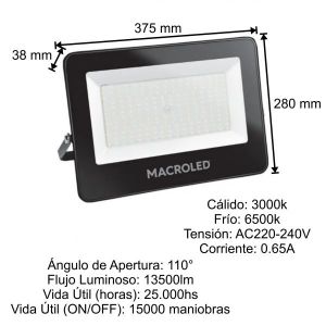 REFLECTOR LED SMD 150W IP65 ECO MACROLED - Vista 4