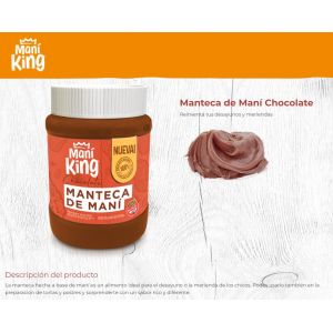 MANTECA DE MANI KING C/CHOCOLATE 350 GR - Vista 3