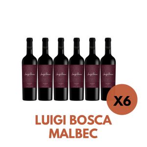VINO LUIGI BOSCA MALBEC 750 CC X 6 BOTELLAS - Vista 1
