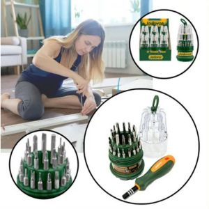 KIT DE DESTORNILLADORES DE PRECISIÓN 31 EN 1 -  30 PUNTAS - JADEVER - Vista 1