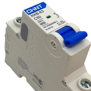 LLAVE TERMICA UNIPOLAR 1X50A 6KA CURVA C CHINT - Vista 2